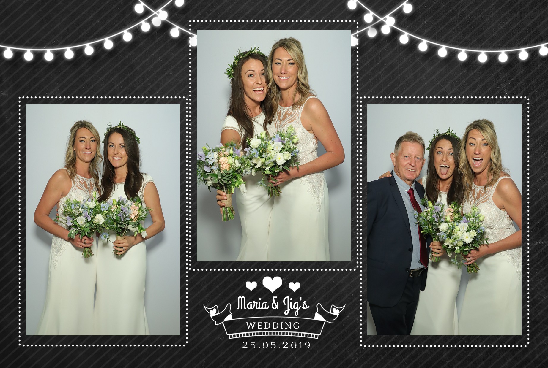 Maria and Jessica's Wedding | View more photos from the event at gallery.myphotoboothexperience.co.uk/u/MyPhotoBoothExperienceLtd/Maria-and-Jessicas-Wedding